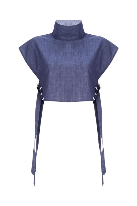 Conjunto Via – Blusa Fluida + Calça de Alfaiataria